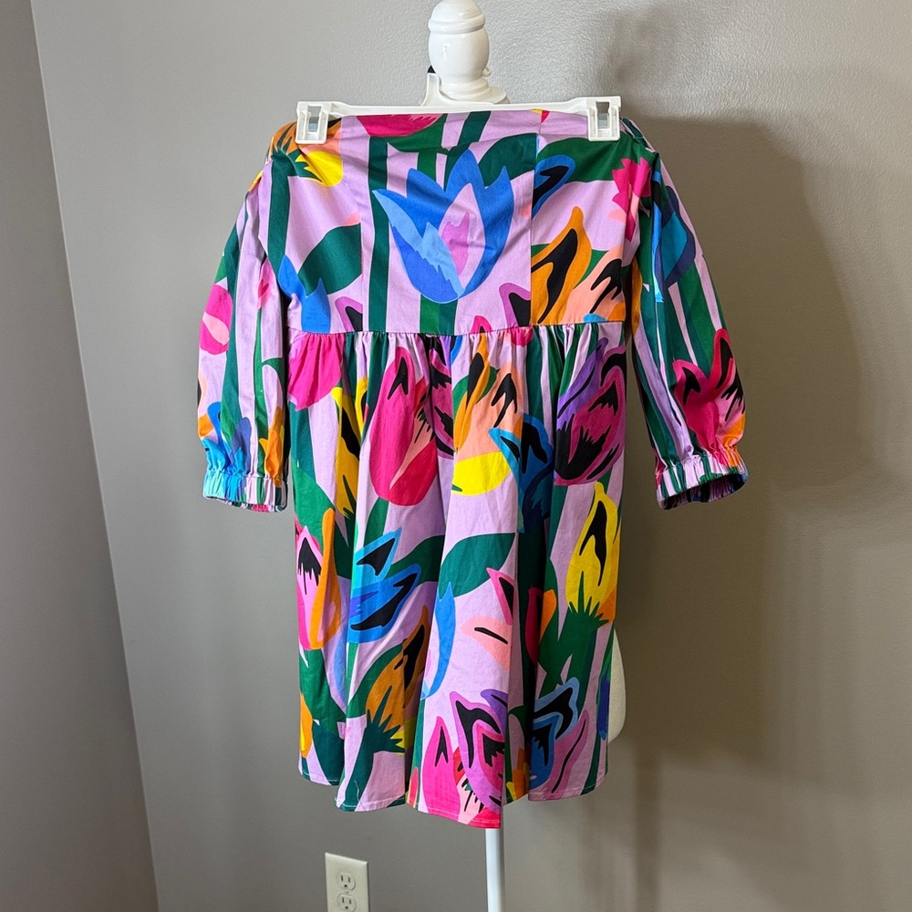 Hutch Colorful Floral Off-Shoulder Jumpsuit